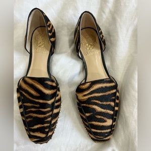 Vince Camuto tiger print flats NEW size 6.5